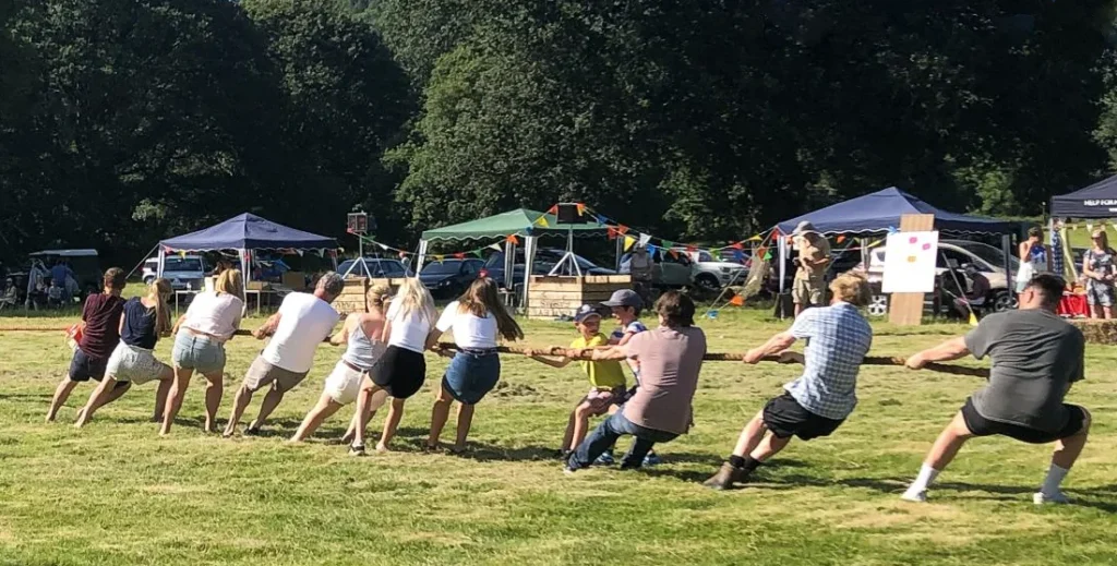 Tug of war competition